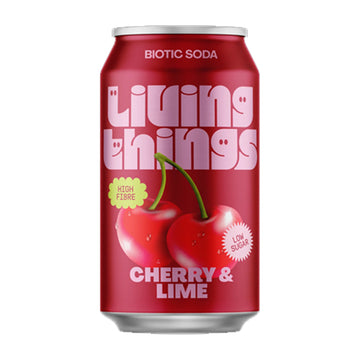 Living Things Cherry & Lime All Natural Soda
