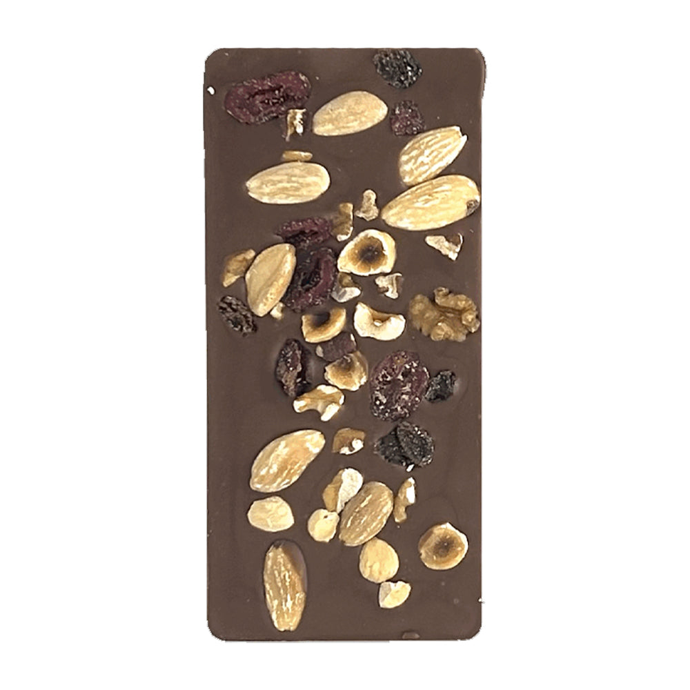 Lorge Milk Chocolate with Fruit & Roasted Nuts