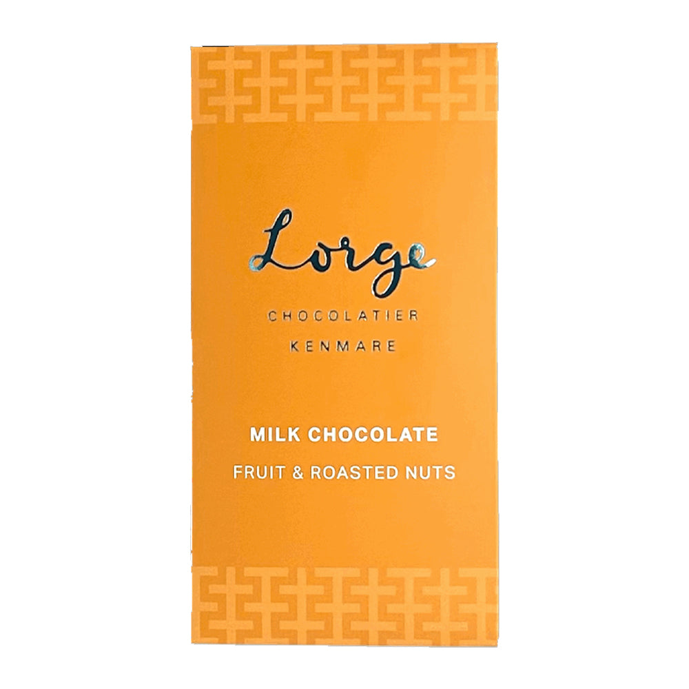 Lorge Milk Chocolate with Fruit & Roasted Nuts
