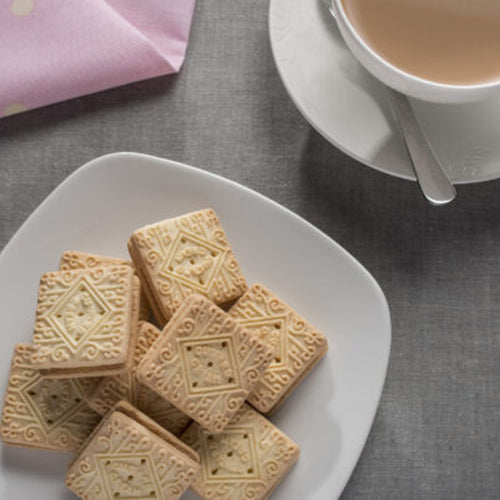 plate of Lovemore Gluten-Free Custard Creams