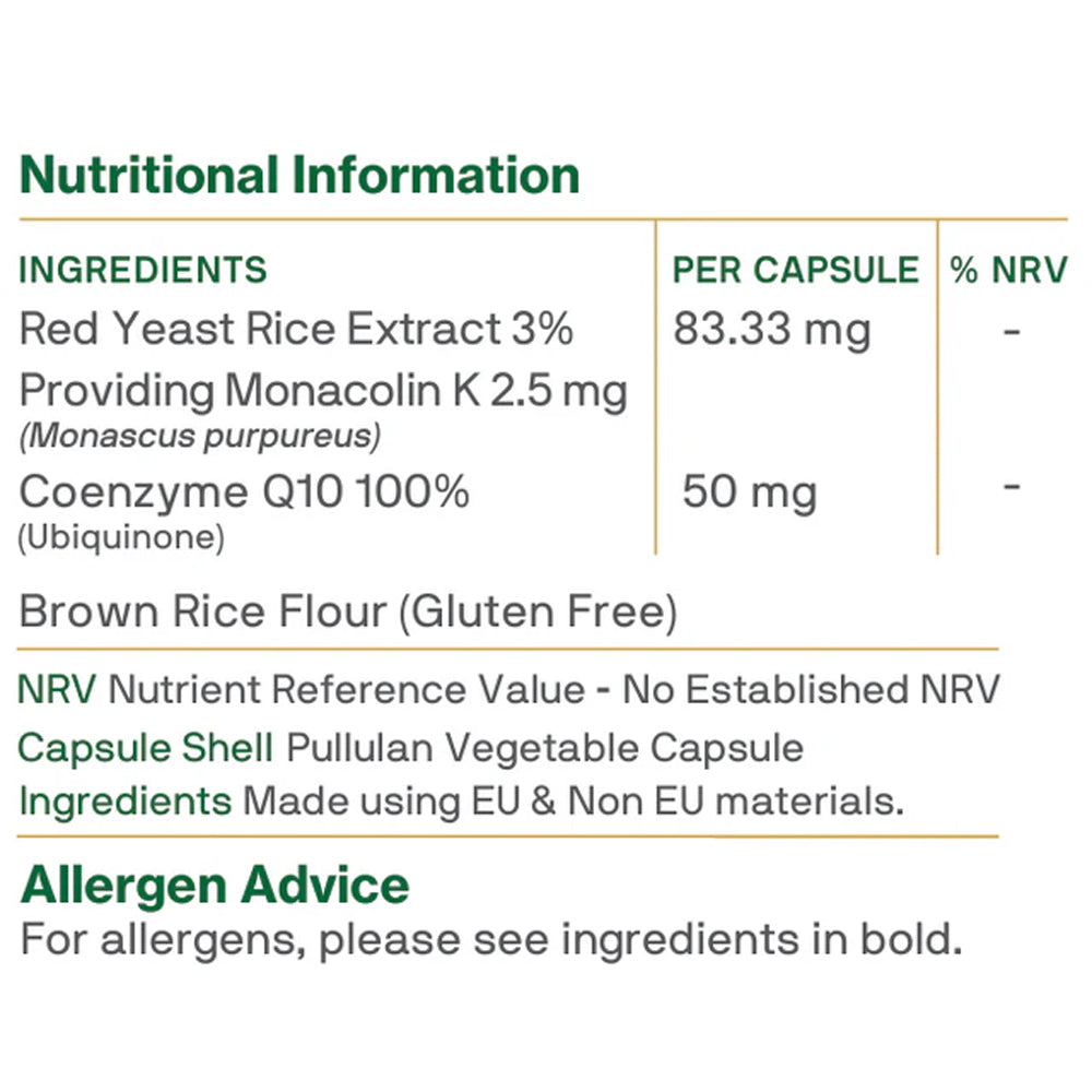 Macanta Red Yeast Rice with 50mg CoQ10