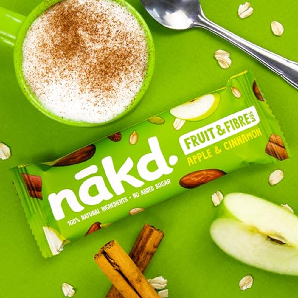 Nakd Apple & Cinnamon Fruit & Fibre Bar
