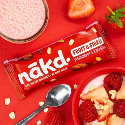 Nakd Strawberry & Raspberry Fruit & Fibre Bar