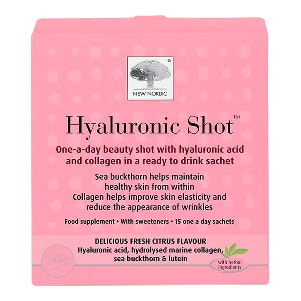 box of New Nordic Hyaluronic Shot