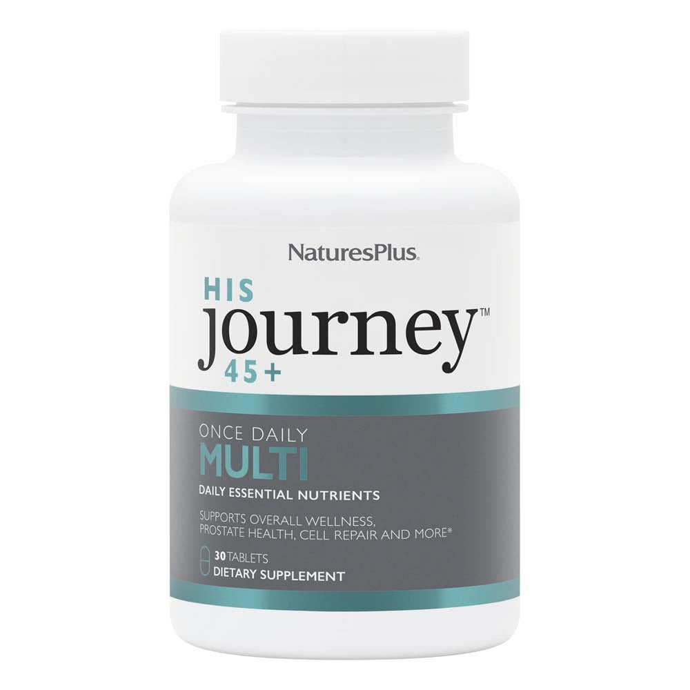 NaturesPlus His Journey 45+ Once Daily Multi dietary supplement