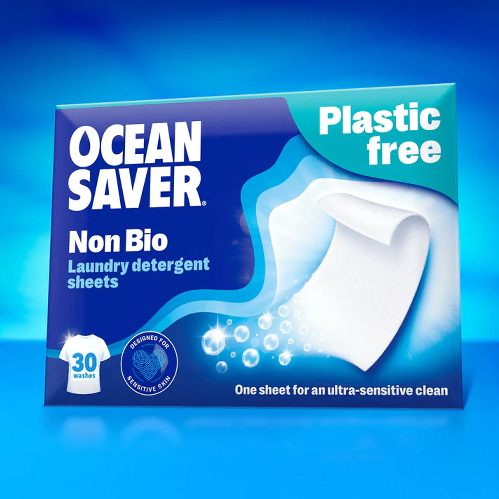 Ocean Saver Laundry Non Bio Laundry Detergent Sheets