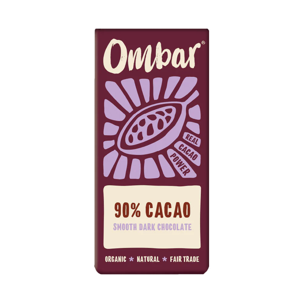 Ombar 90% Cacao Chocolate Bar