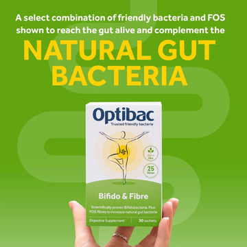 Optibac Bifidobacteria & Fibre - 30 Sachets
