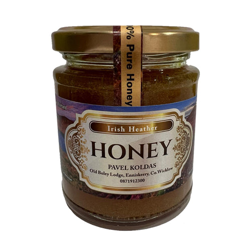 jar of Pavel Koldas Irish Heather Honey