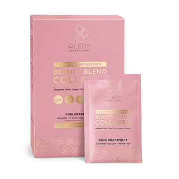 Plent Beauty Blend Collagen Pink Grapefruit Sachets box