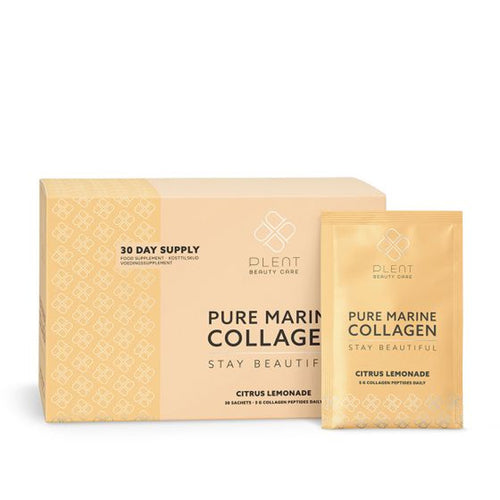 Plent Pure Marine Collagen Citrus Lemonade Sachets box