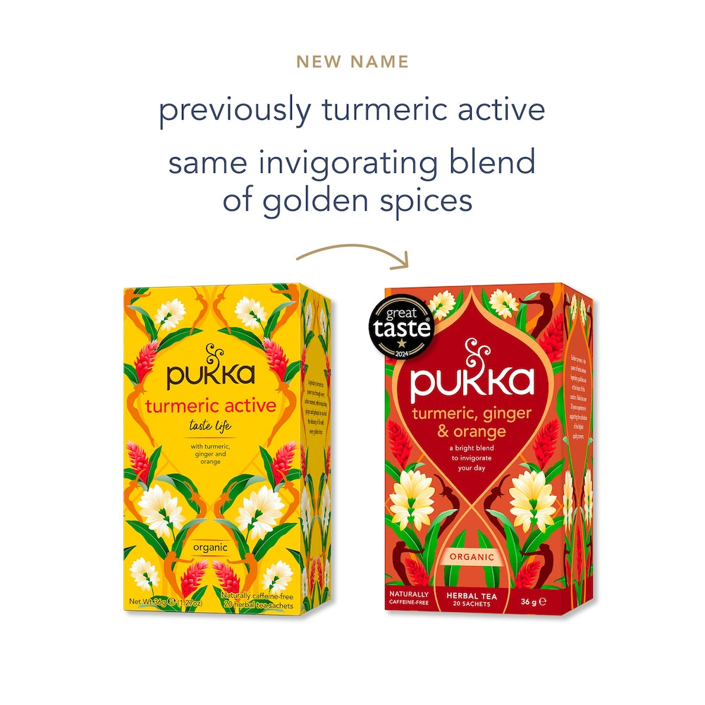 Pukka Turmeric, Ginger & Orange Tea