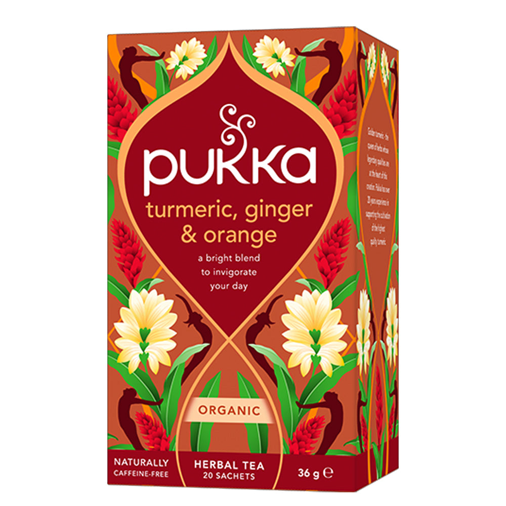 Pukka Turmeric, Ginger & Orange 20 Tea Bags