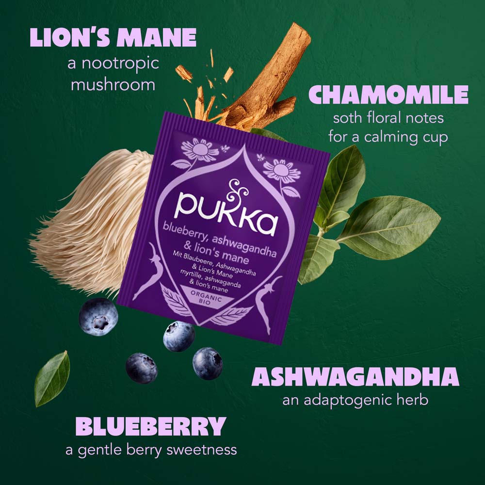 Pukka Organic Unwind Tea ingredients