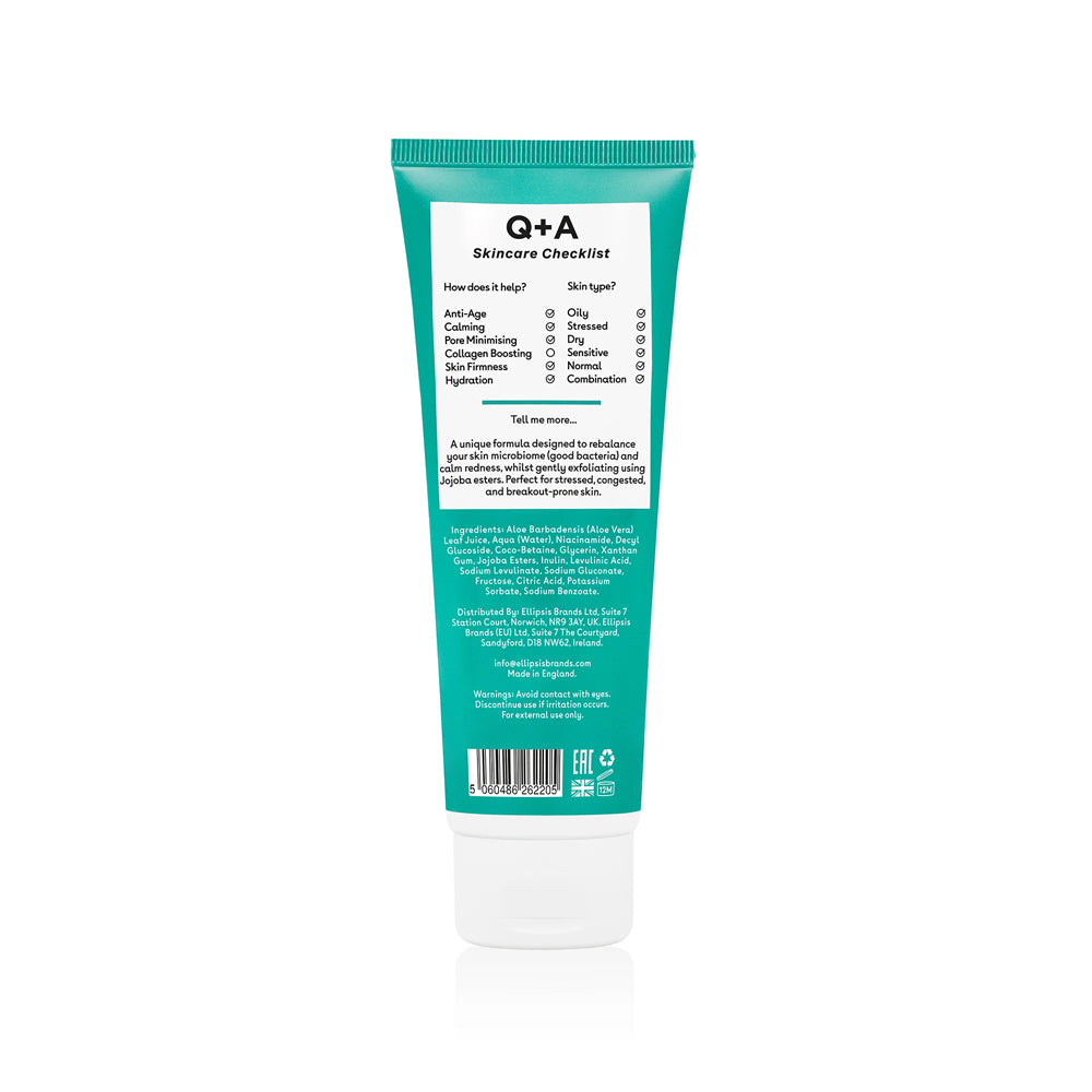 Q+A Niacinamide Gentle Exfoliating Cleanser Back