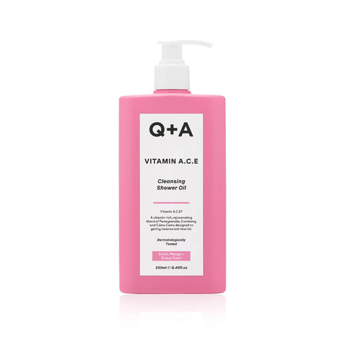 Q+A Vitamin A.C.E Cleansing Shower Oil