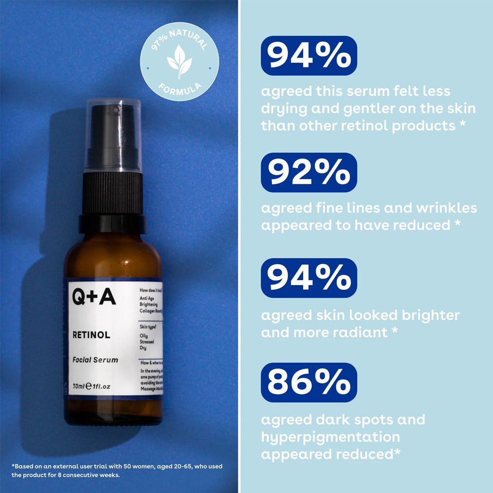 Q+A Retinol Facial Serum