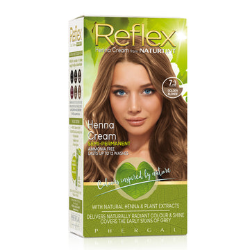 Naturtint Reflex Semi-Permanent Henna Cream - 7.3 Golden Blonde