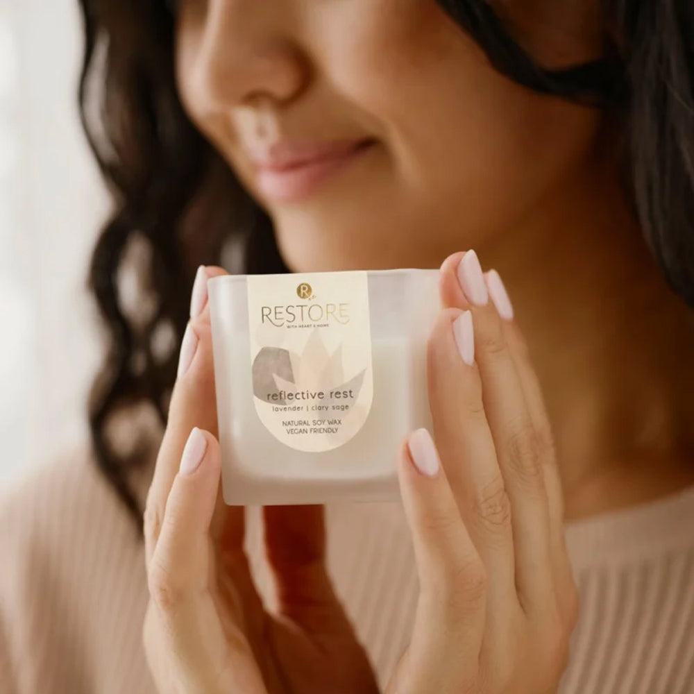Restore Small Reflective Rest Candle