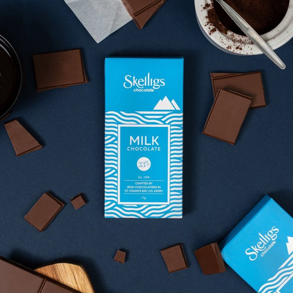 Skelligs Milk Chocolate Bar - Evergreen Healthfoods