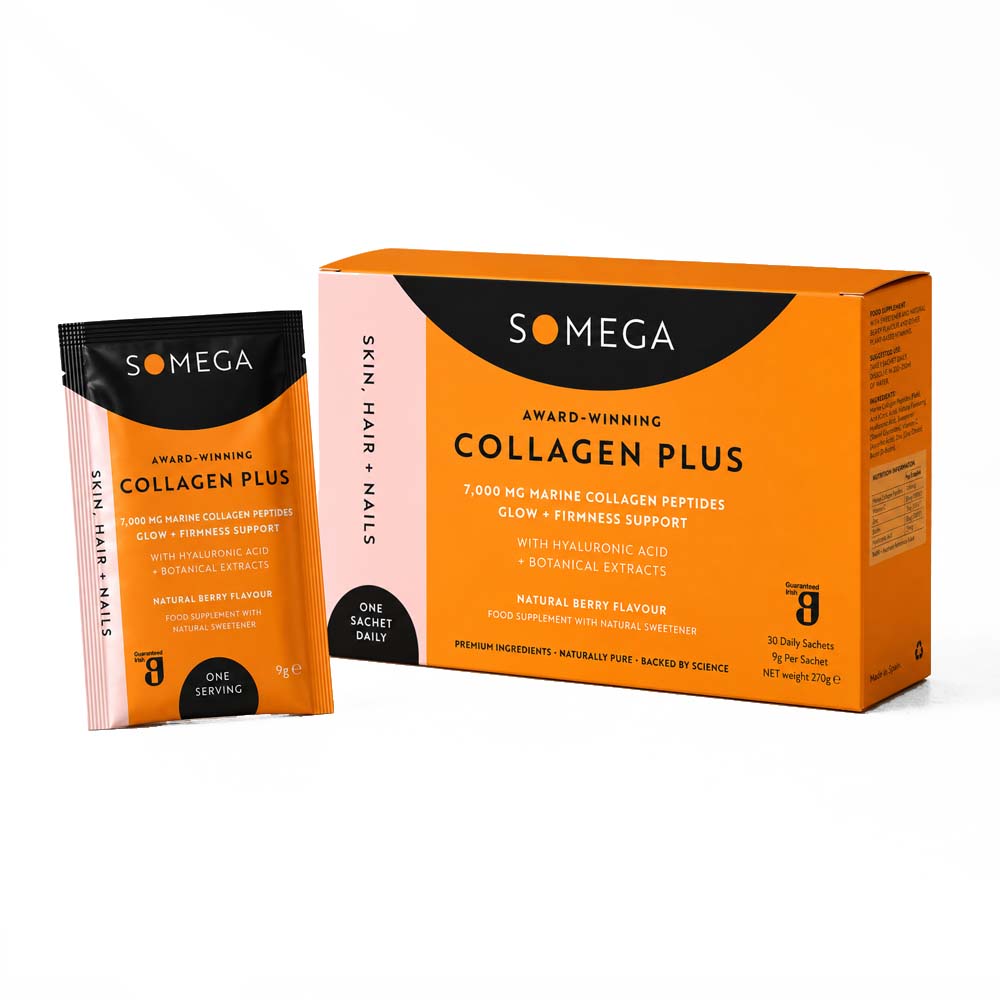 Somega Collagen Plus sachet and box