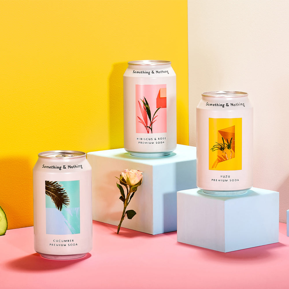 Something & Nothing Ginger & Lime Premium Soda