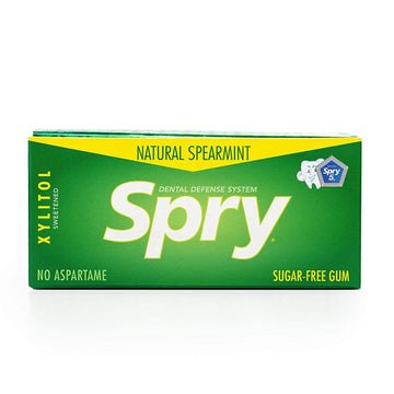 Spry Spearmint Sugar Free Chewing Gum