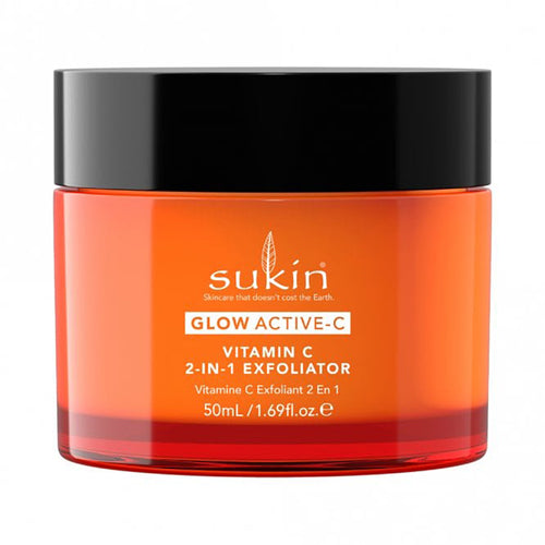Sukin Glow Active-C 2 in 1 Exfoliator