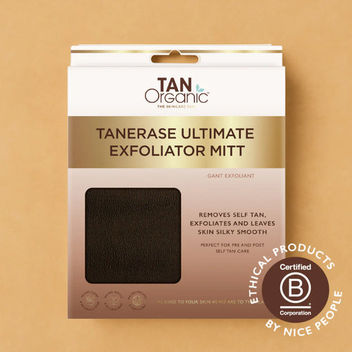 Tan Organic Exfoliator Glove