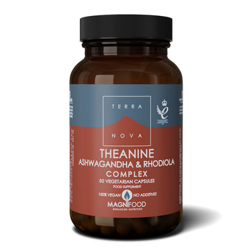 Terranova Theanine, Ashwagandha & Rhodiola Complex