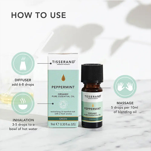 Tisserand Organic Peppermint Essential Oil