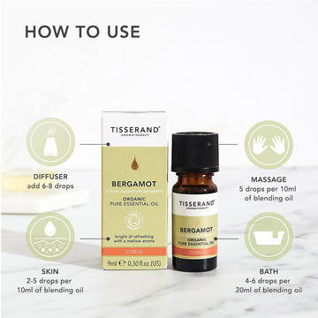 Tisserand Organic Bergamot Essential Oil