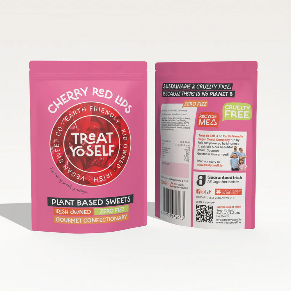 Treat Yo Self Cherry Red Lips Sweets Packet