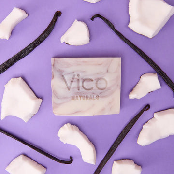 Vico Coconut & Vanilla Natural Body Soap Bar