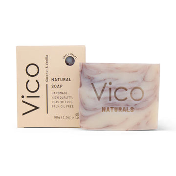 Vico Coconut & Vanilla Natural Body Soap Bar