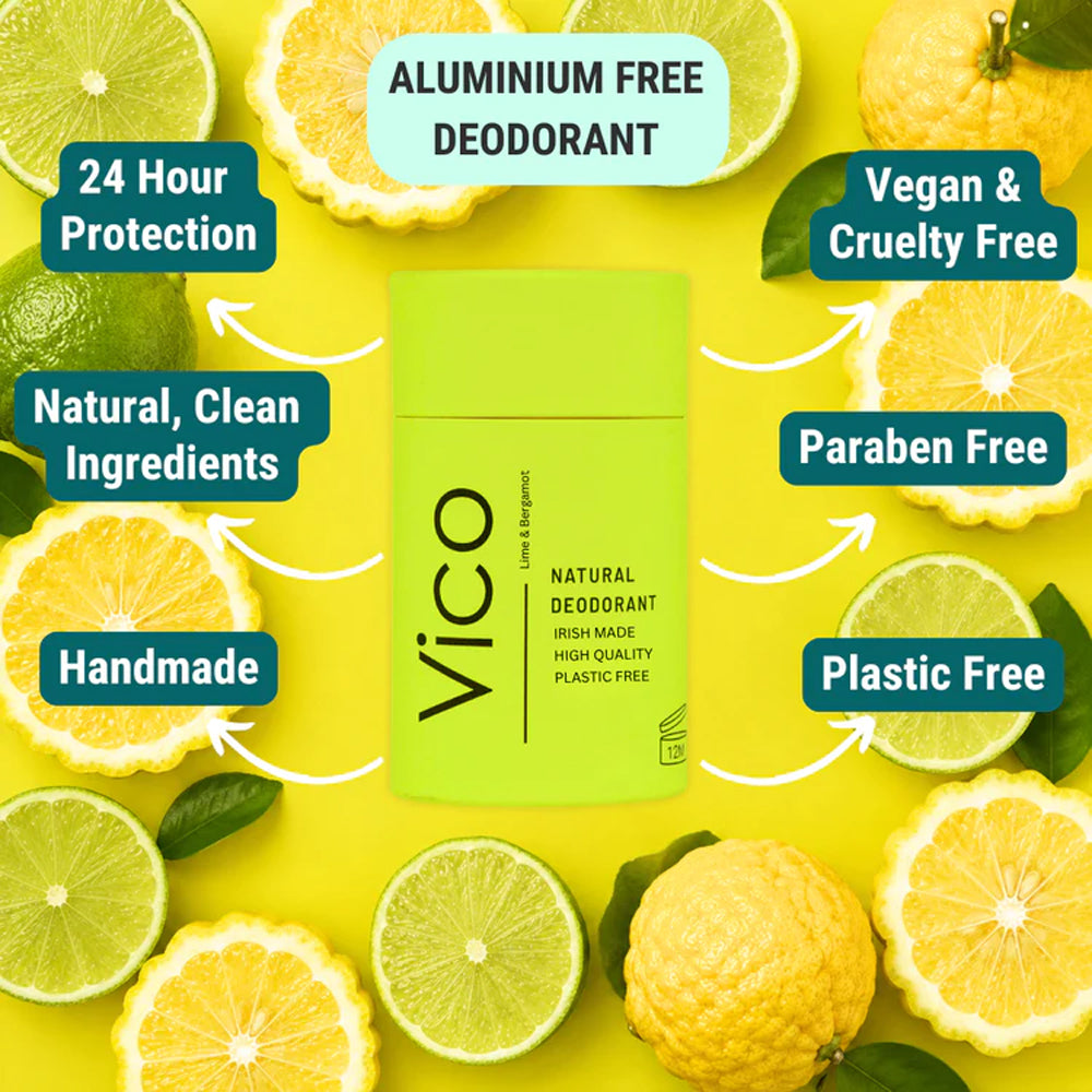 Vico Lime & Bergamot Natural Deodorant (Limited Edition)