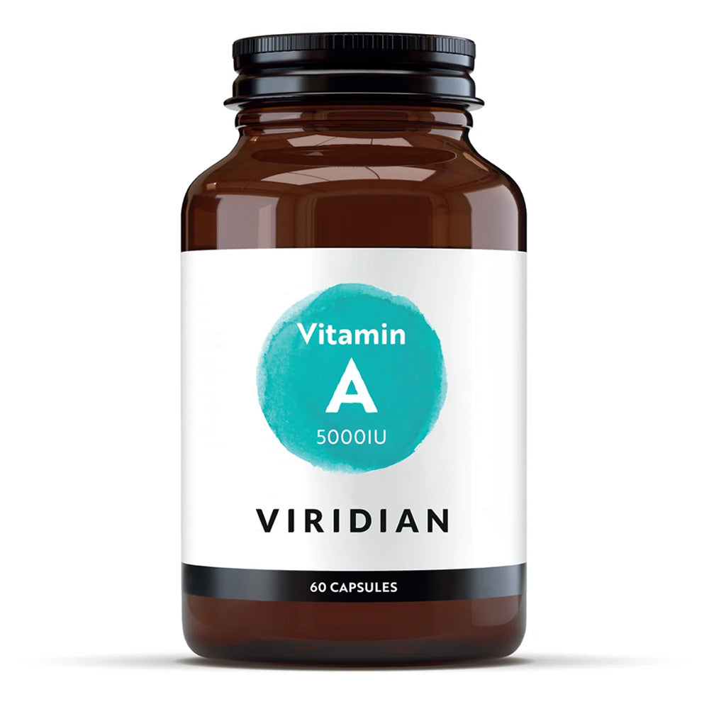 Viridian Vitamin A 5000IU 60 capsules