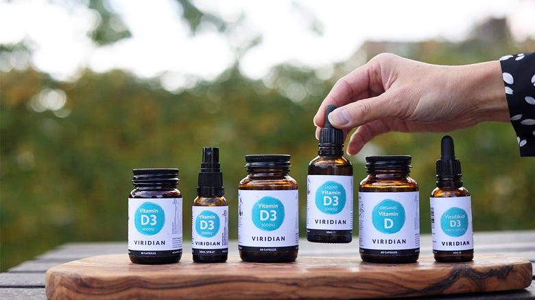 Viridian Vitamin D Bottles
