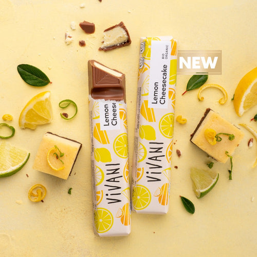 Vivani Organic Lemon Cheesecake Bar
