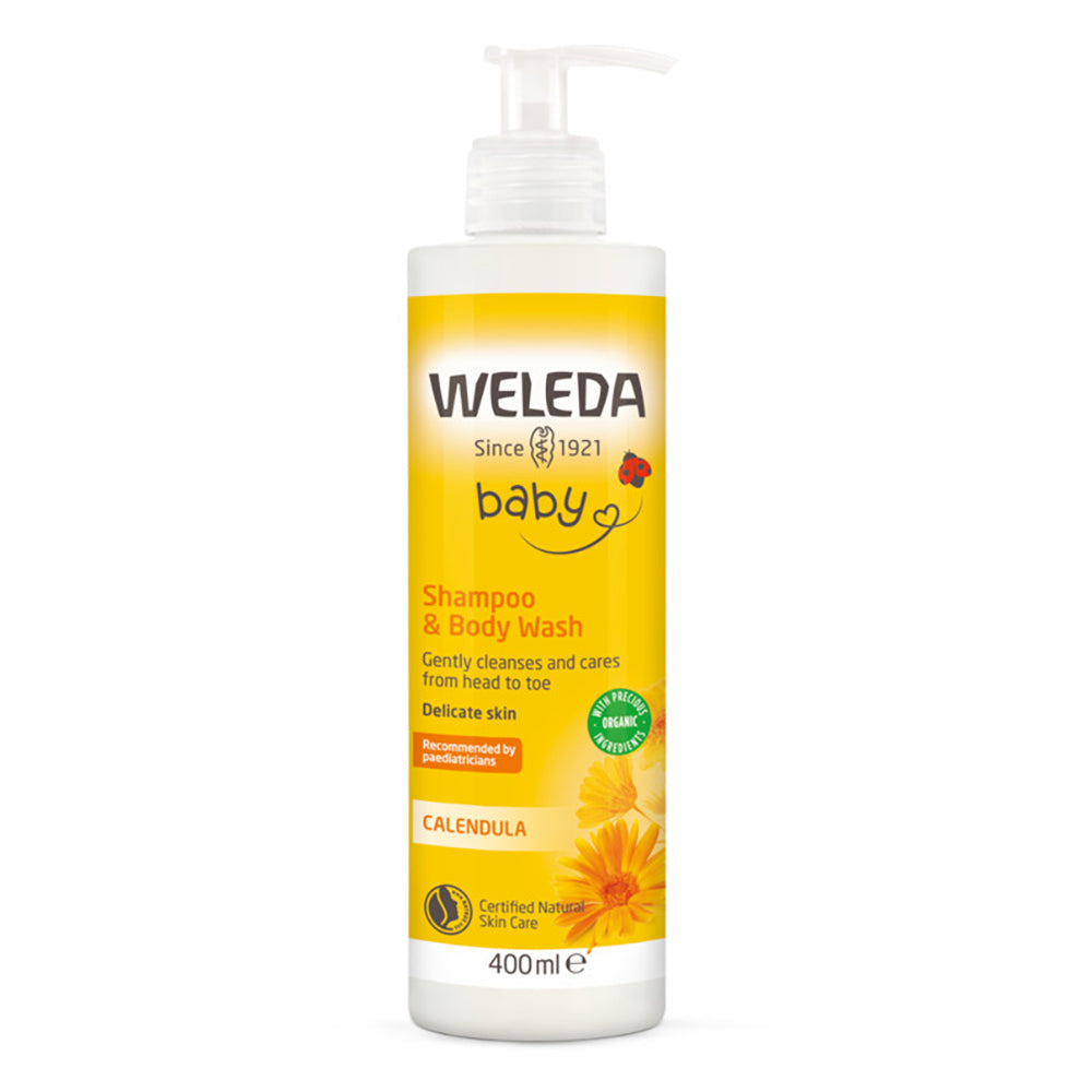 Weleda Baby 2 in 1 Calendula Natural Shampoo and Body Wash