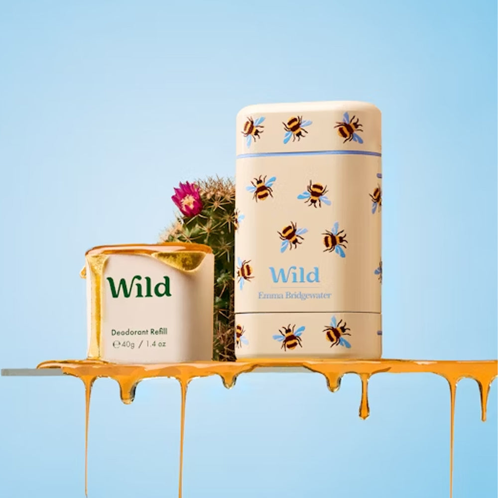 Wild Natural Deodorant Honey & Cactus Deodorant Starter Pack