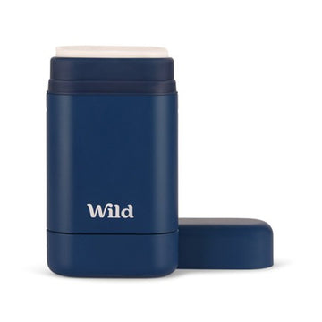 Wild Natural Deodorant Navy Case Cedar & Sandalwood Starter Pack