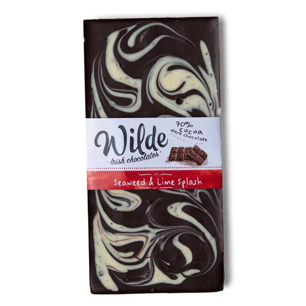 Wilde Irish Seaweed Dark Chocolate Seaweed & Lime Splash 80g