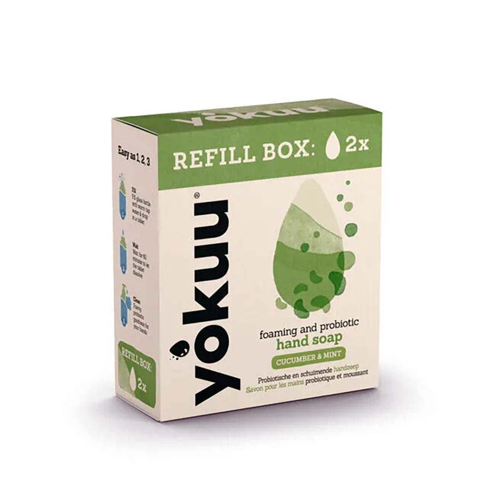 Yokuu Hand Soap 2 Pack Refill Cucumber and Mint