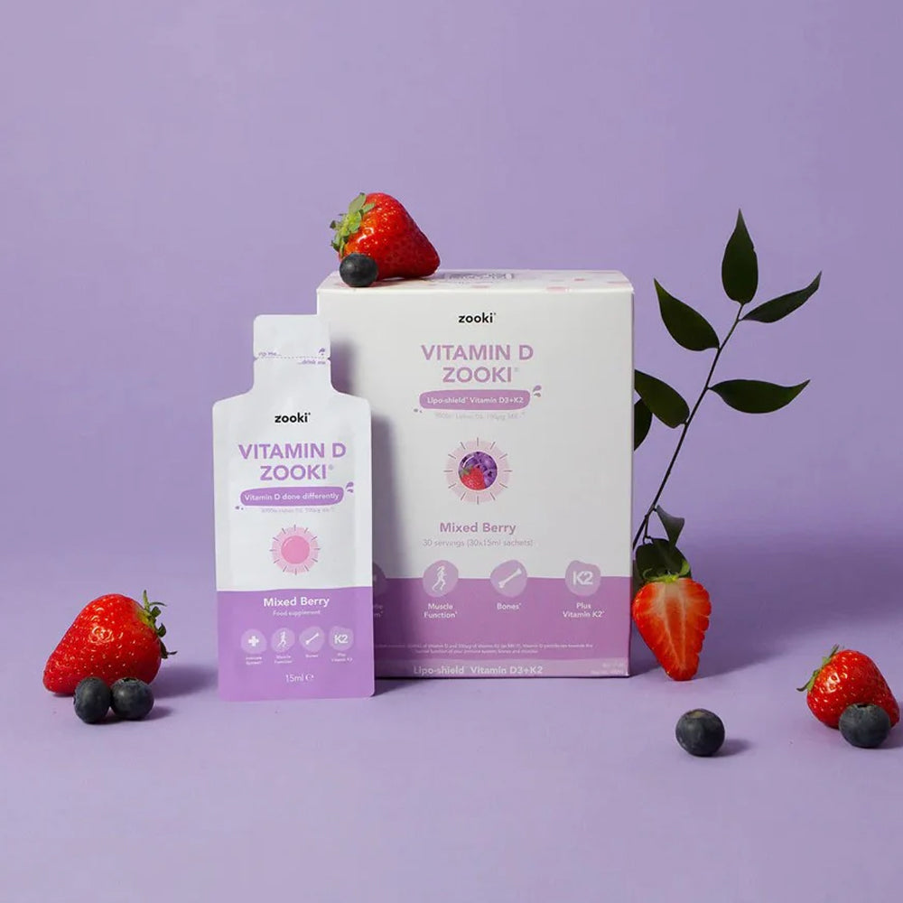 Zooki Liposomal Vitamin D3 & K2 Mixed Berry
