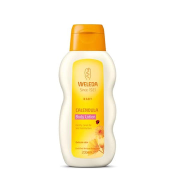 bottle of Weleda Baby Calendula Body Lotion