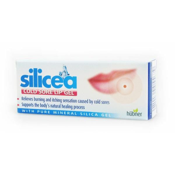 box of Hubner Silicea Cold Sore Lip Gel
