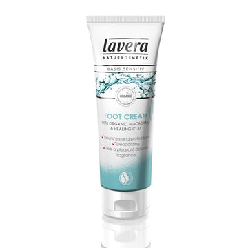 tube of Lavera Basis Sensitiv Foot Cream