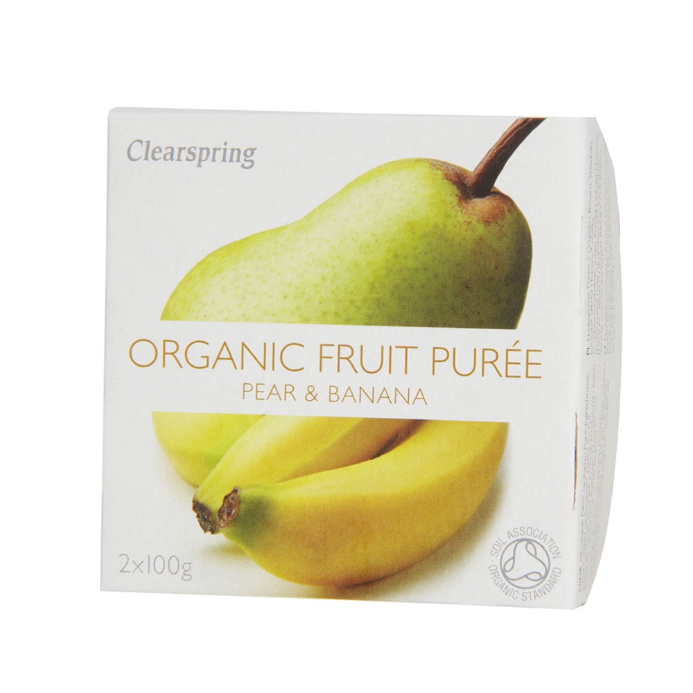 Clearspring Organic Fruit Puree Pear &amp; Banana