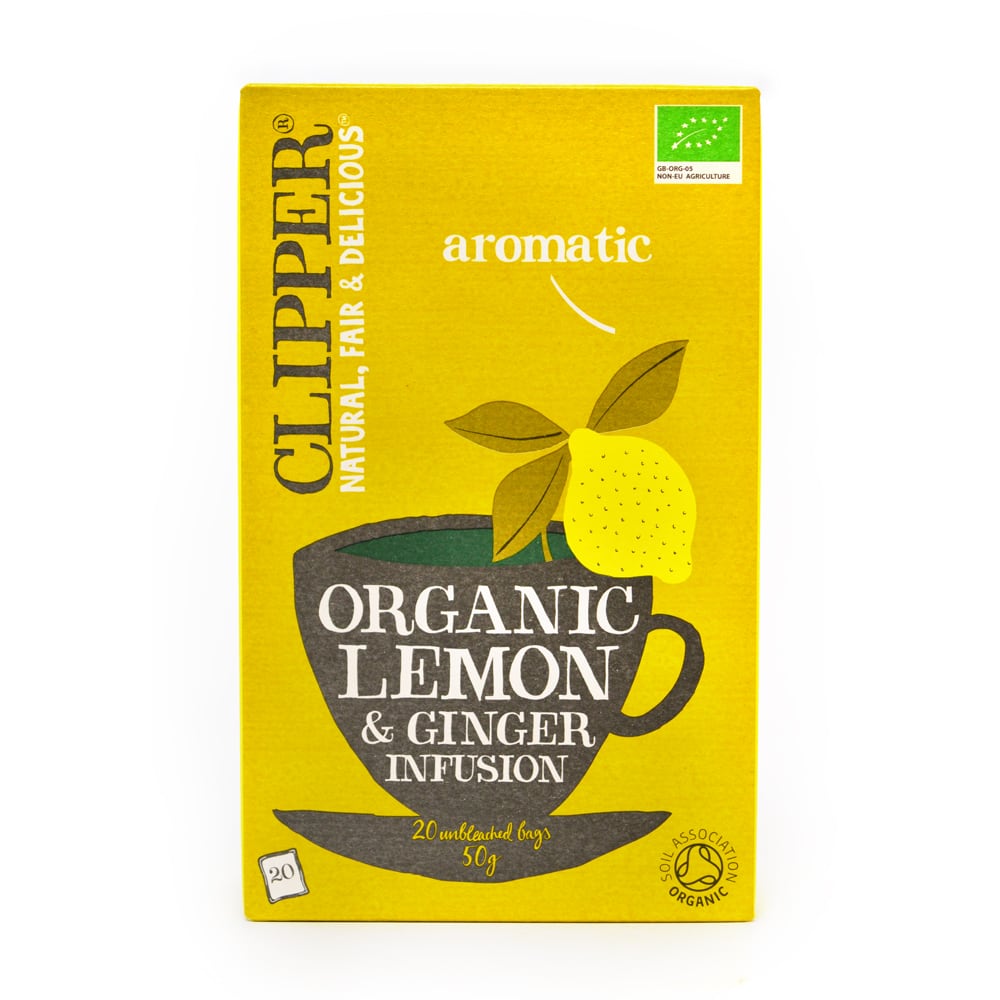 Clipper Organic Lemon & Ginger Tea